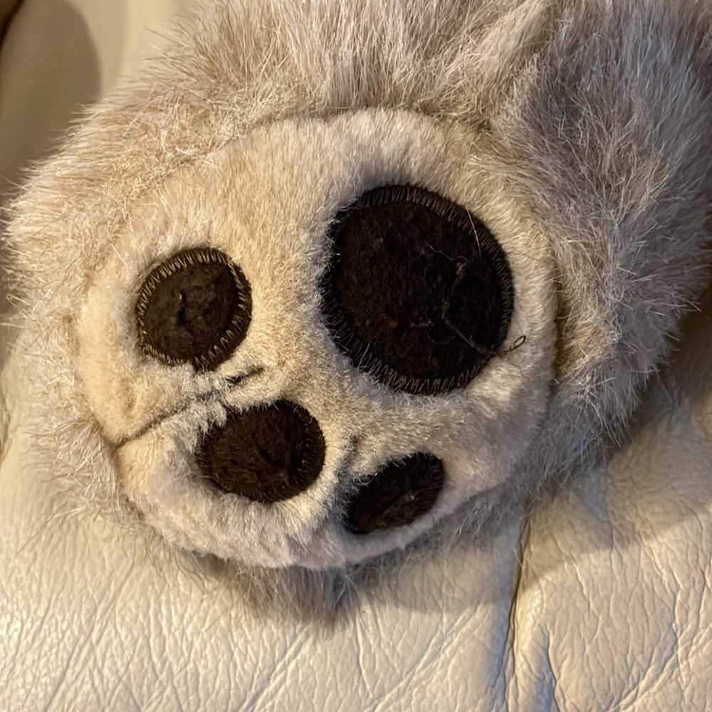 Adorable Beige Plush Teddy Bear - Picture 5 of 7